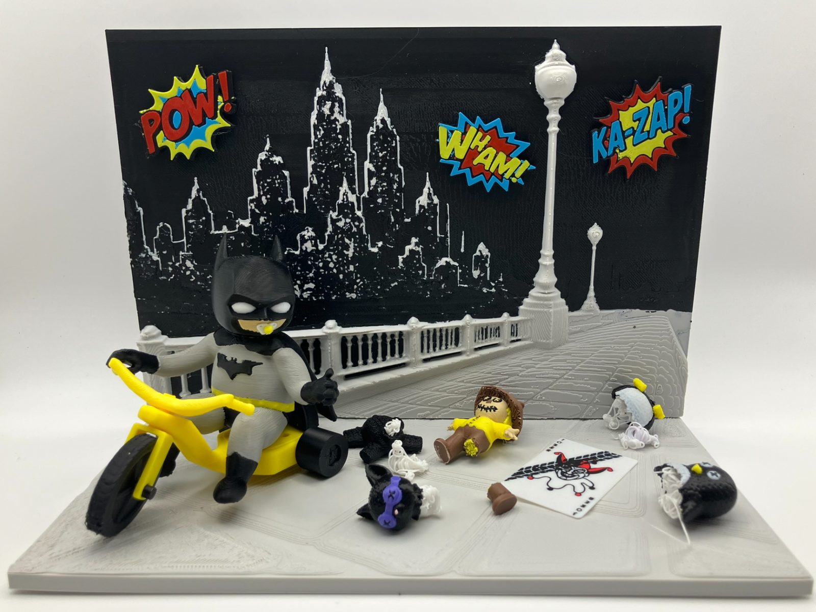 "POW! WHAM! KA-ZAP! . . . first try!" — vue 1