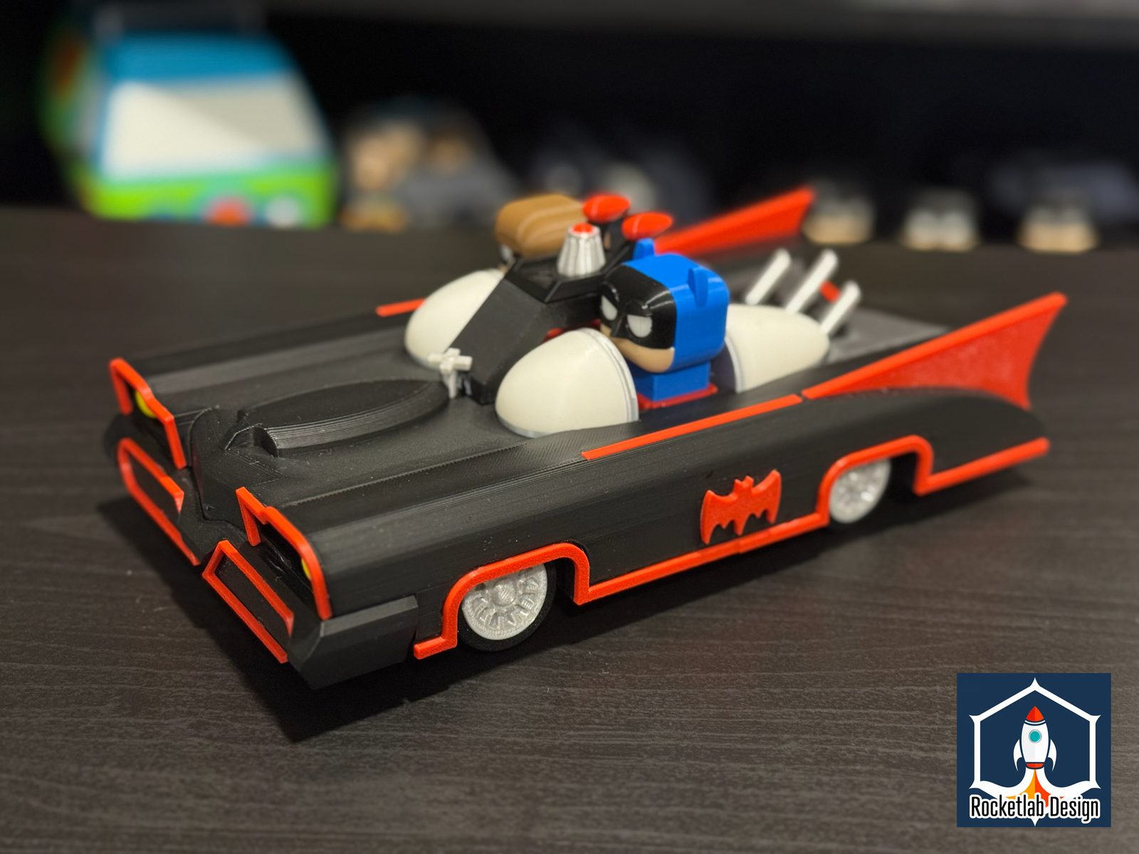#1 1966 Classic Batmobile + Batman & Robin clicker — vue 5