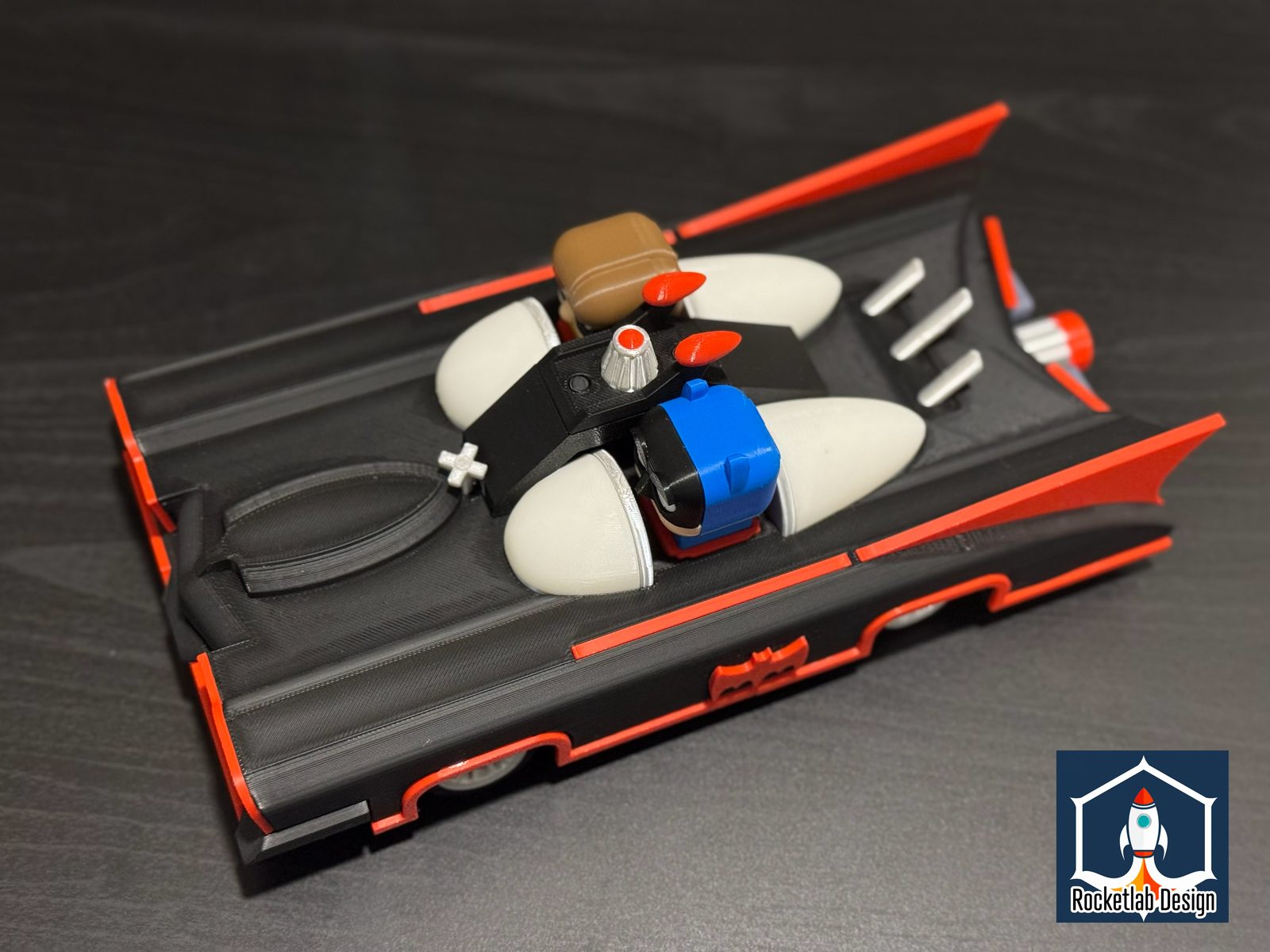 #1 1966 Classic Batmobile + Batman & Robin clicker — vue 7