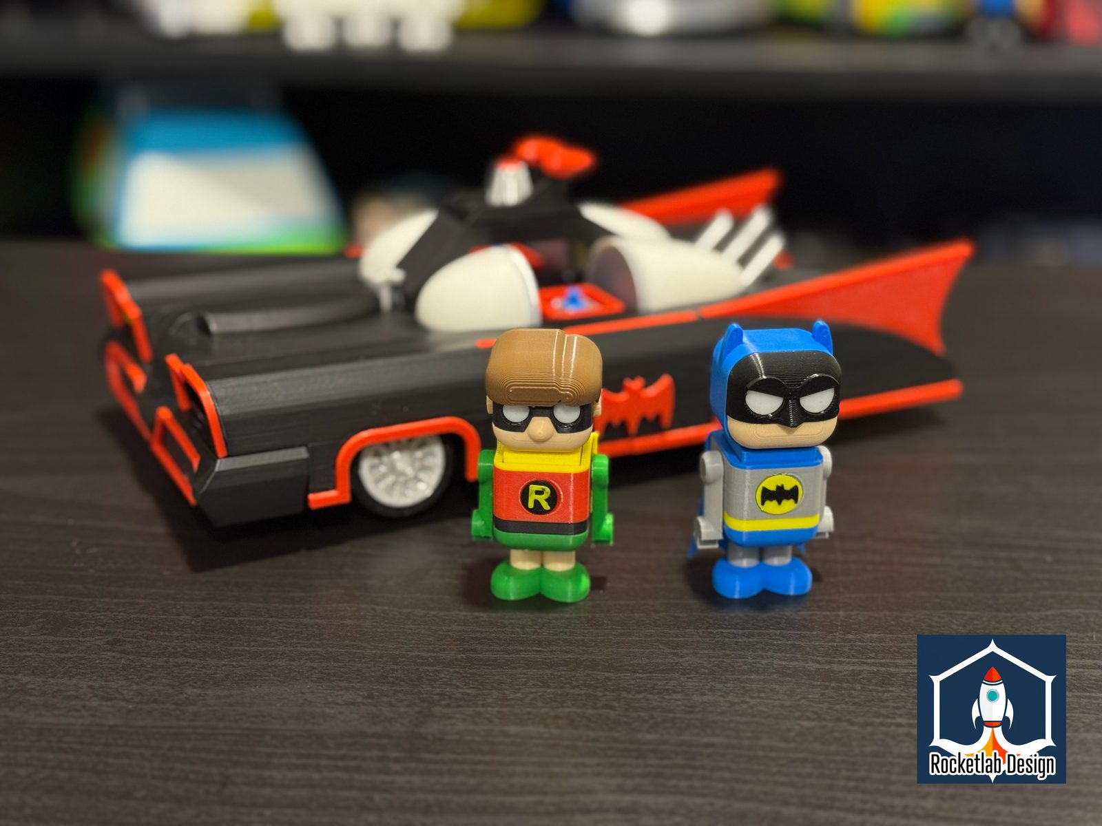 #1 1966 Classic Batmobile + Batman & Robin clicker — vue 9