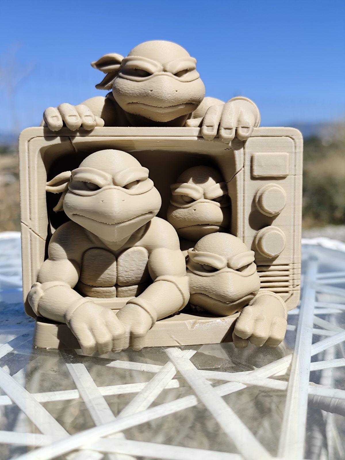 #1 Teenage Mutant Ninja Pen Holder – Retro TV Style — vue 1