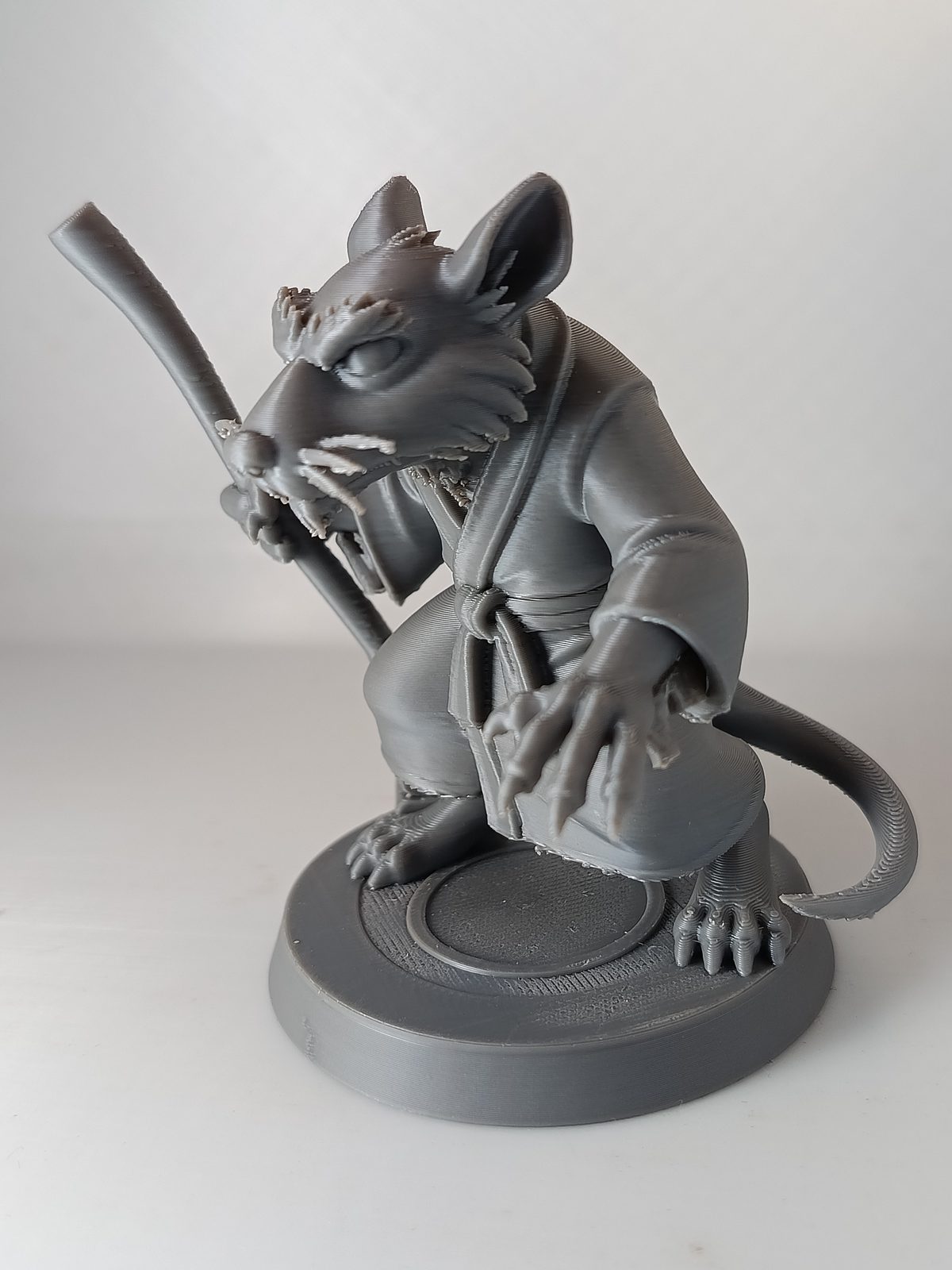 #2 Maitre Splinter debout Tortues Ninja — vue 1