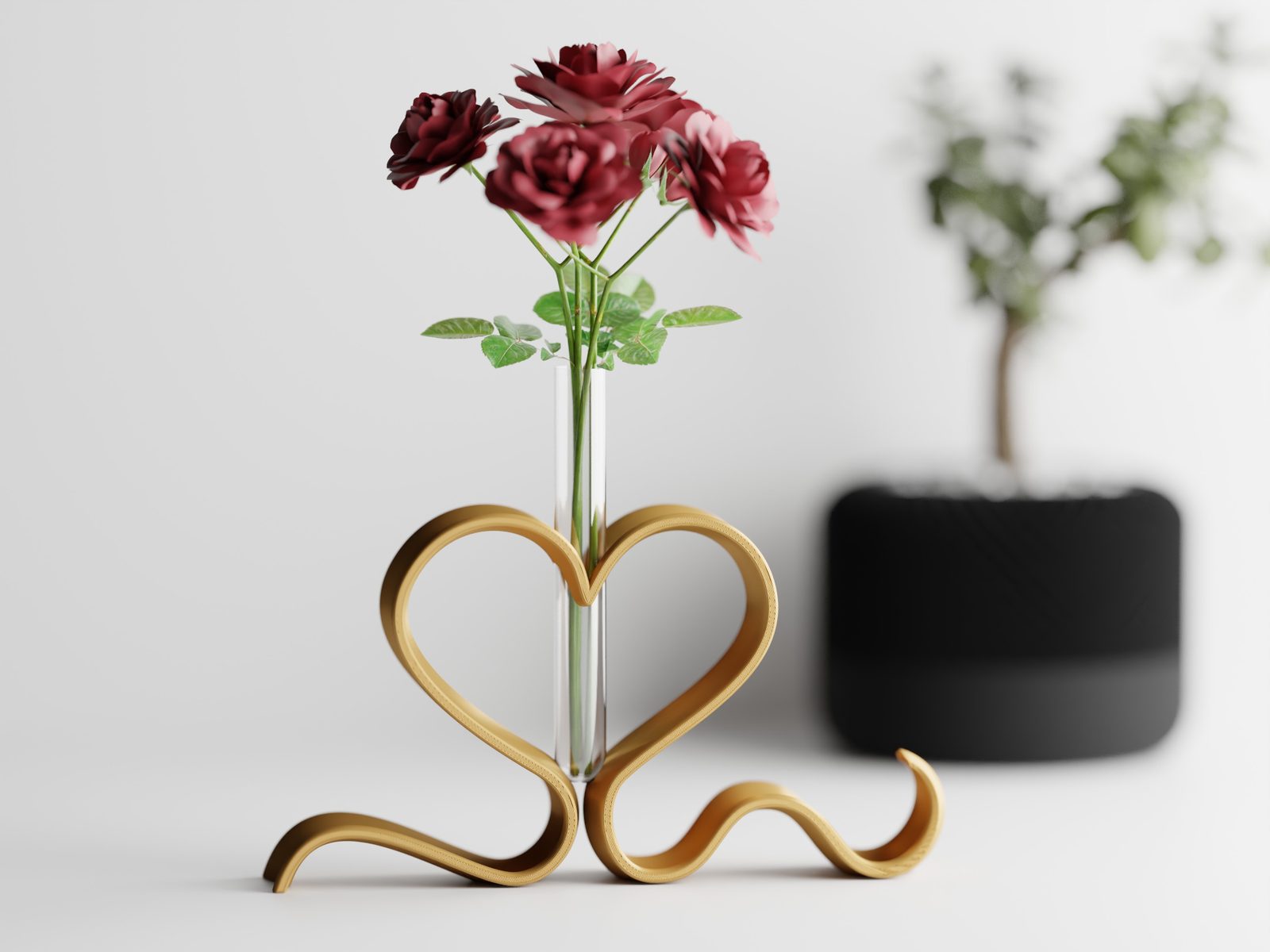 #2 Ribbon Heart Vase — vue 1