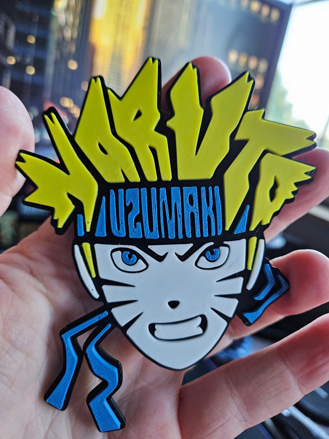 #3 Naruto Uzumaki - Layered - Word Wall Art — vue 5