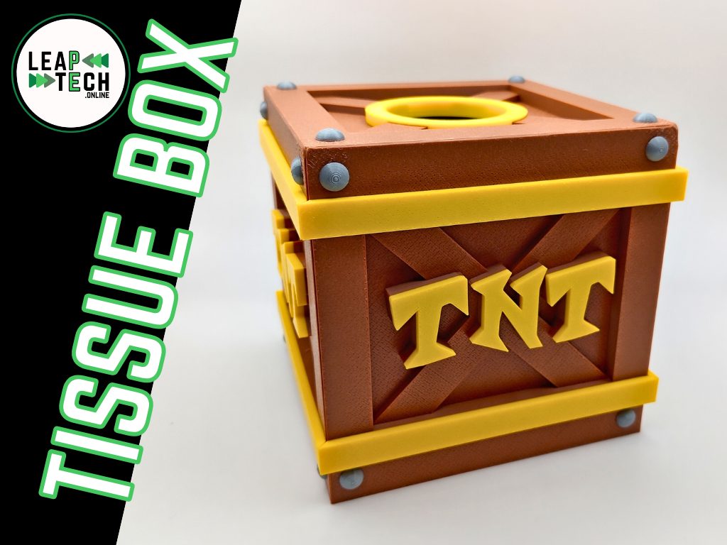 #3 TNT Crash Bandicoot - Tissue Box - Square — vue 2