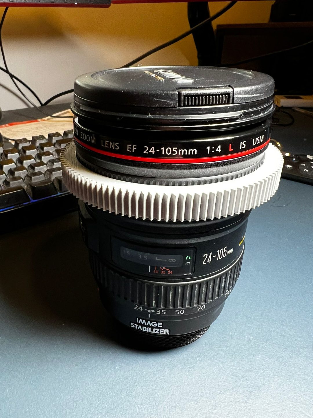 #4 Canon EF 24-105 f4 Follow Focus Gear — vue 3