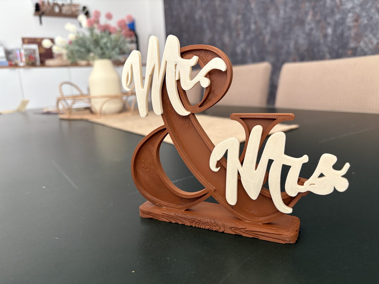 #5 Herr und Frau Stand - Hochzeits Dekoration — vue 2