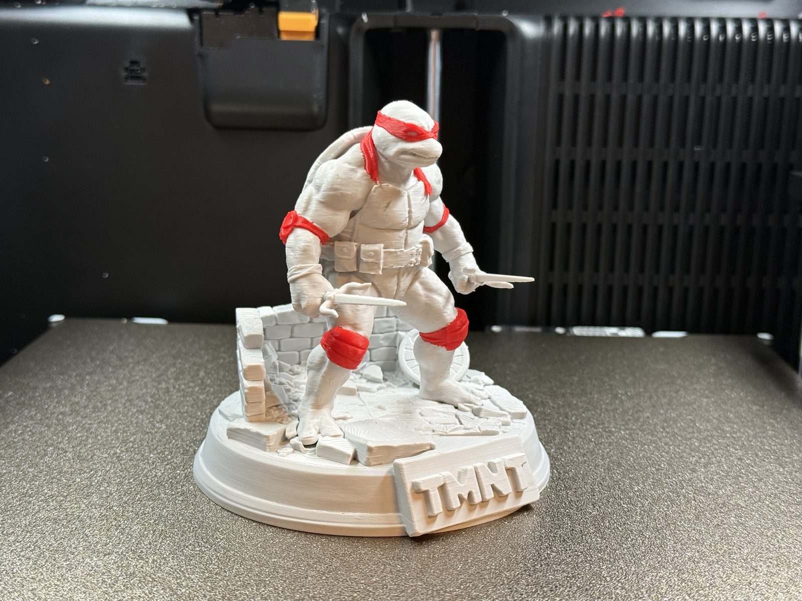 #5 TMNT Raphael Sketch Statue Dual Color Optional — vue 7