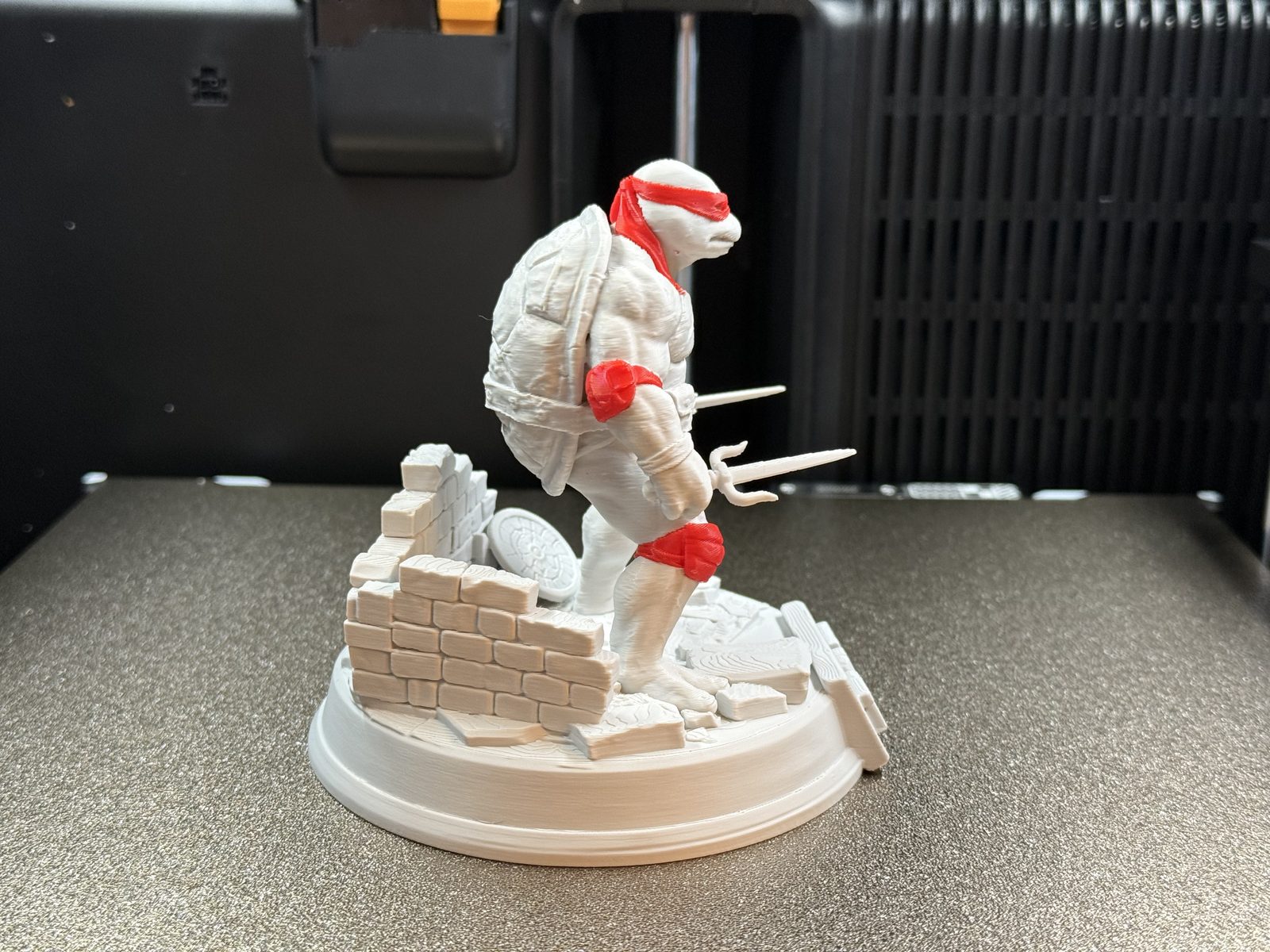 #5 TMNT Raphael Sketch Statue Dual Color Optional — vue 8
