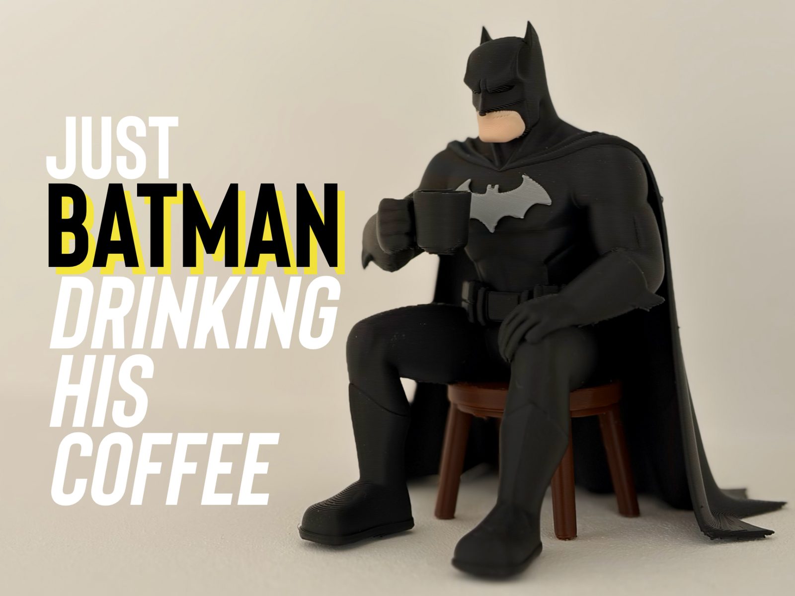 #7 Batman Taking a Coffee Break — vue 2