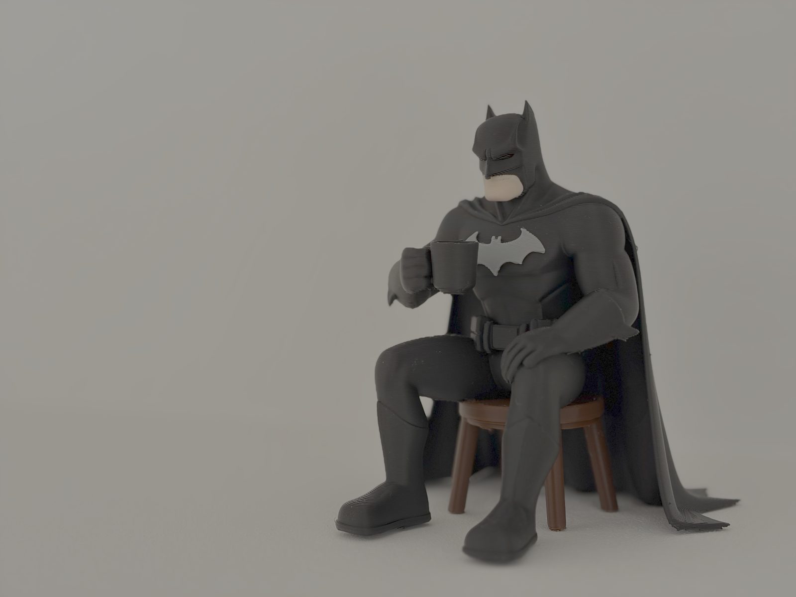#7 Batman Taking a Coffee Break — vue 4