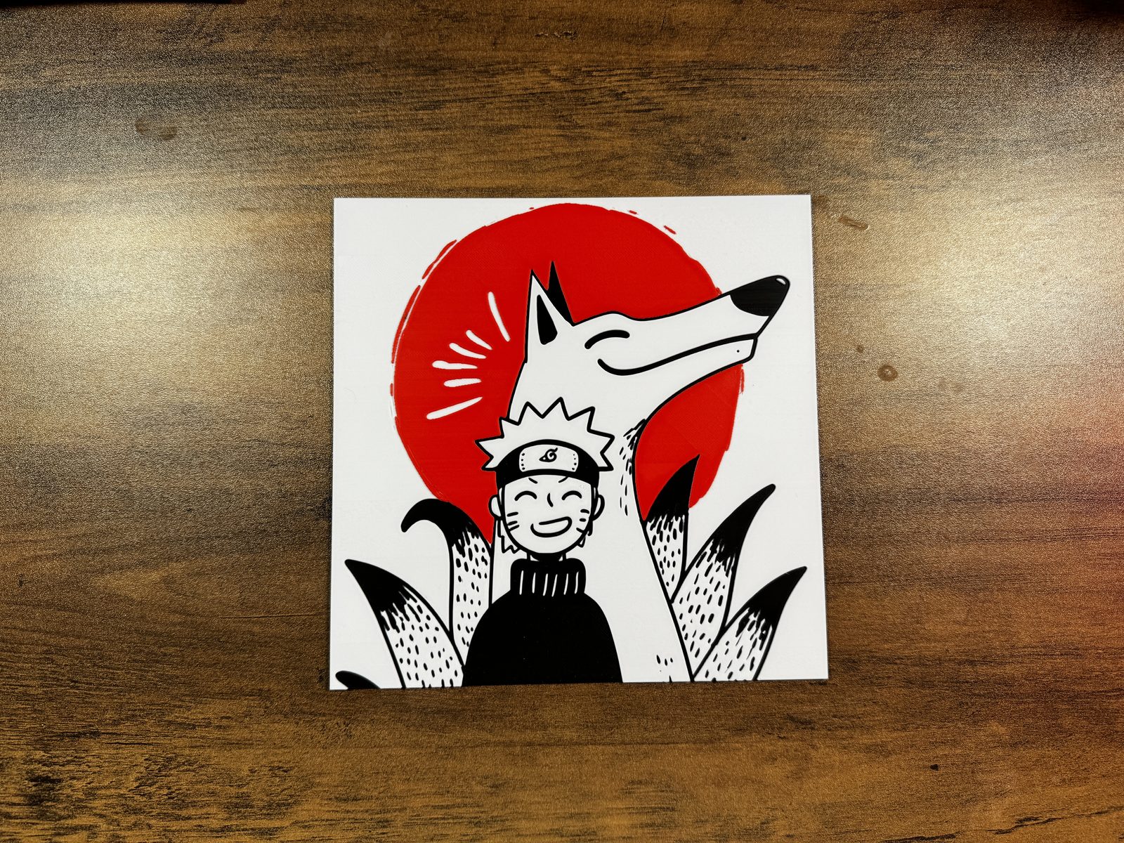 #7 Naruto & Kurama – HueForge Print — vue 3