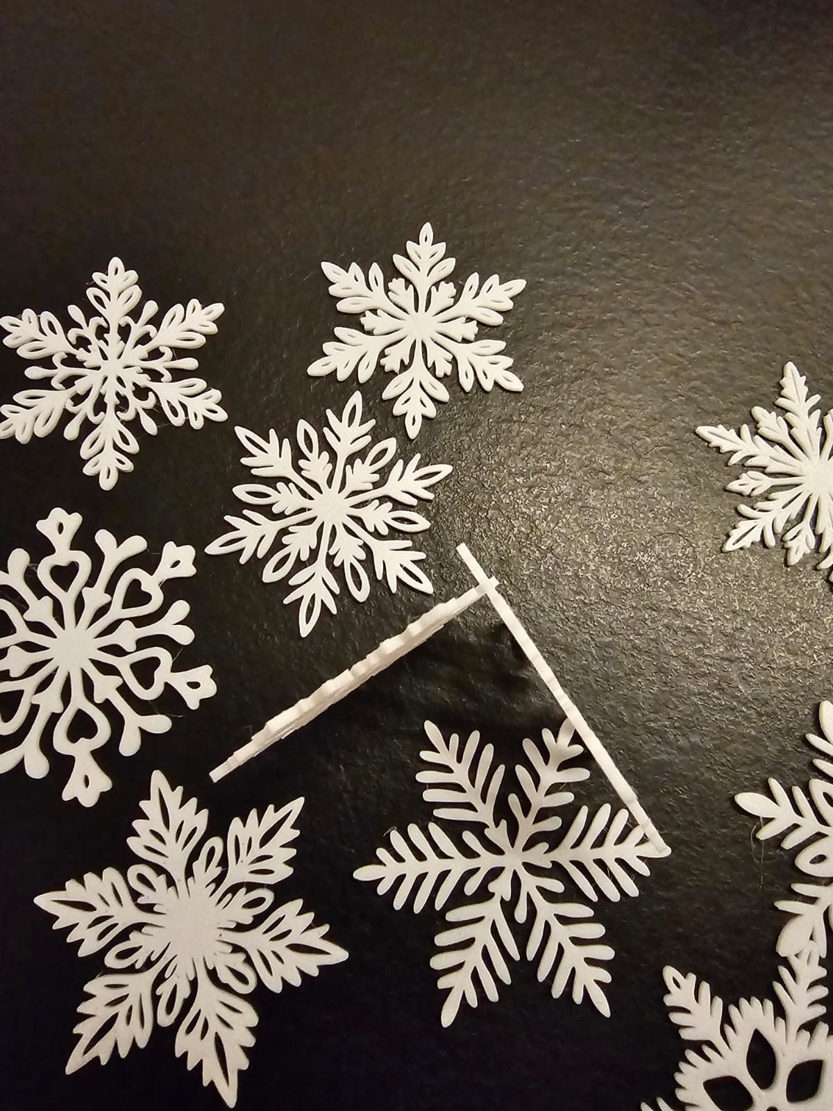 #8 Schneeflocken – Weihnachts-Deko Set (16 Stück) — vue 4