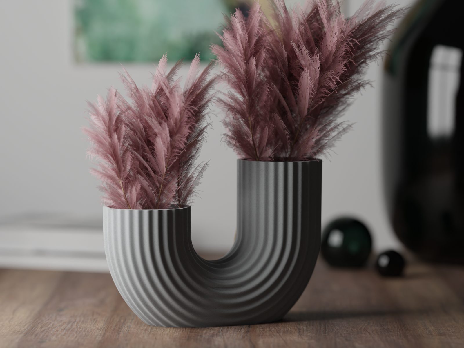#9 Modern minimalistic Vase U shaped — vue 4