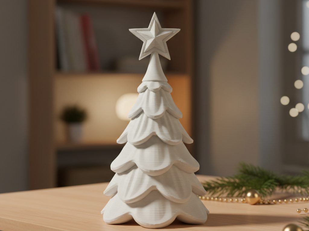 #9 Stylized Christmas Tree Decor — vue 1