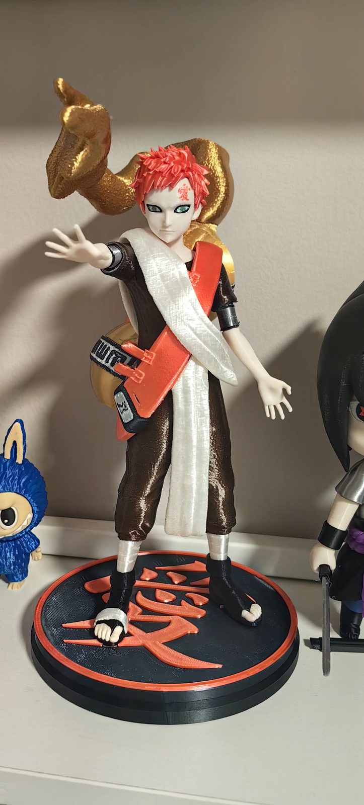 #10 Thanks 9K! Gaara fanart! (30 cm tall) — vue 4