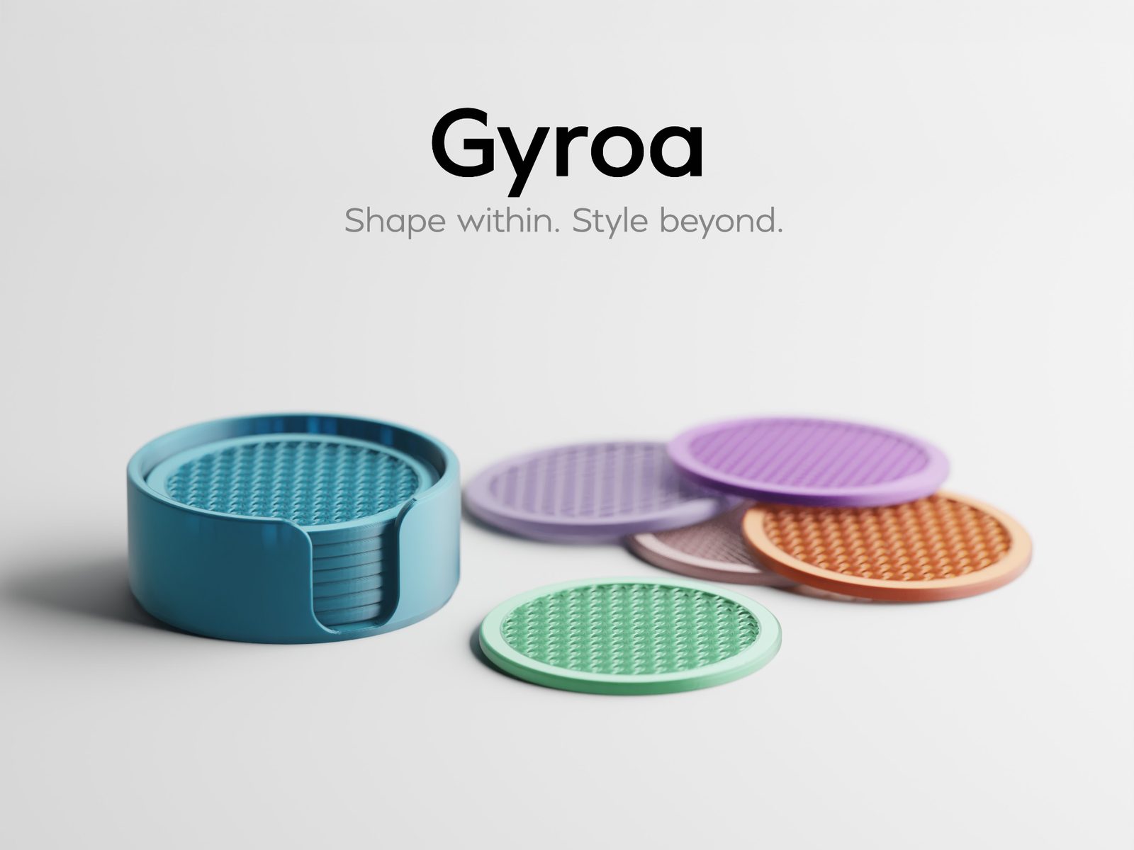 #12 Coaster Gyroa – Shape within. Style beyond — vue 1