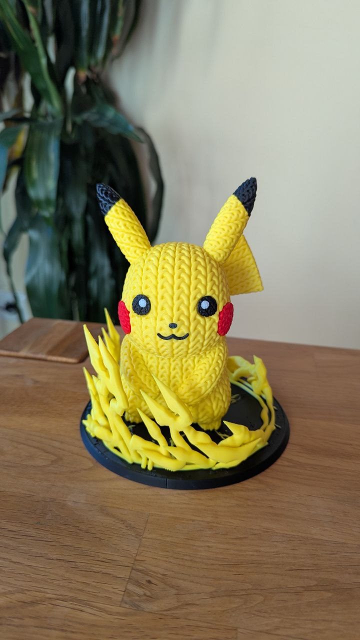#13 Pokemon Pikachu Diorama for Knitted Pikachu Figure — vue 8