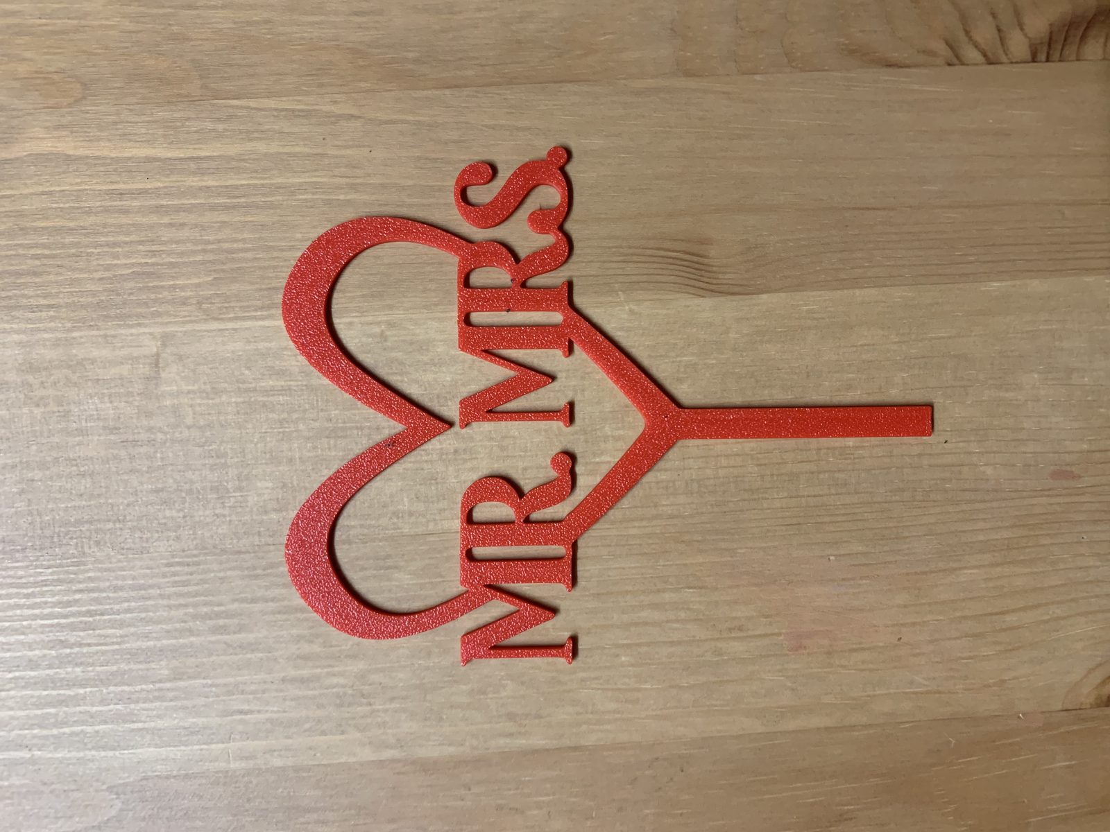 #14 MR MRS CAKE TOPPER — vue 3