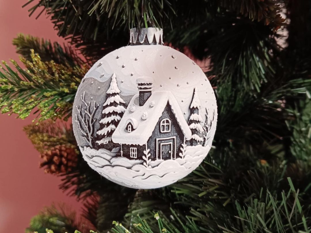 #15 Christmas gingerbread house bauble ornament ( A ) — vue 2