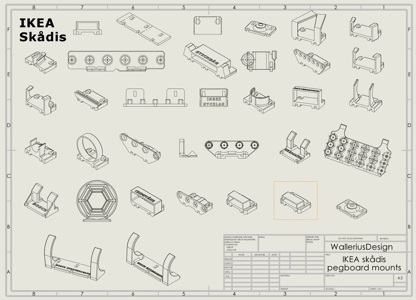 #15 Epic IKEA Skådis garage collection, set of 40! — vue 12