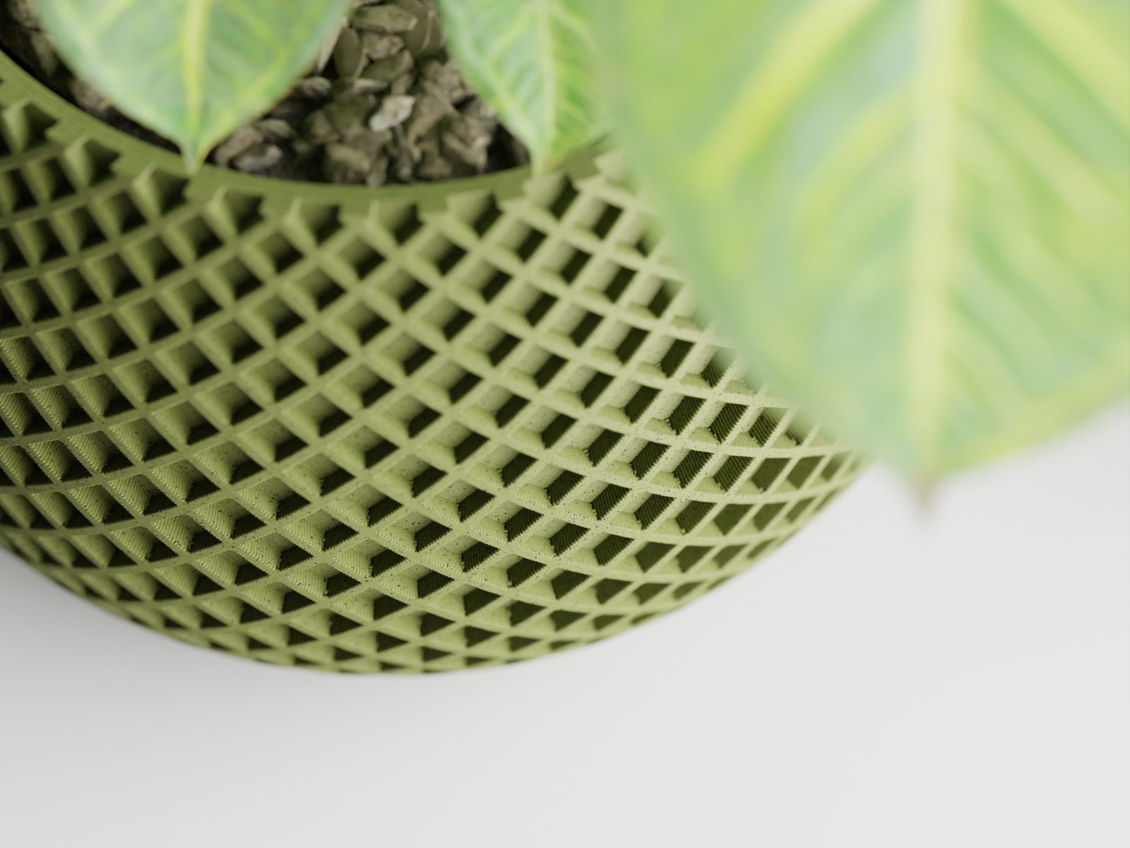 #15 Modern ribbed Planter Plant Pot Vase Series 6 — vue 8