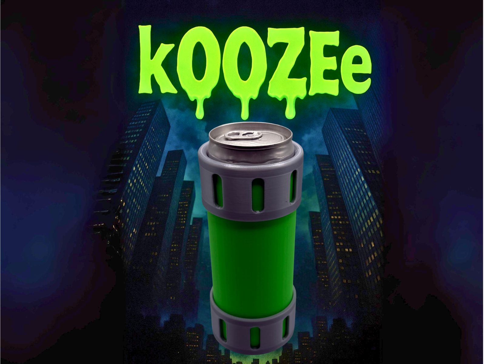 #16 kOOZEe – Slim Can Ooze-Inspired Drink Koozie — vue 1
