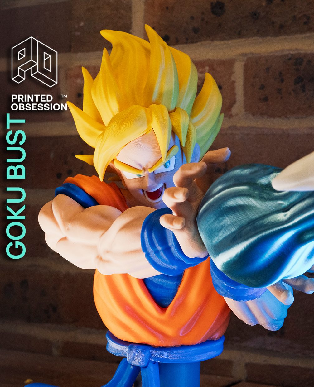 #17 Goku Bust Kamehameha - DBZ - Fan Art — vue 7