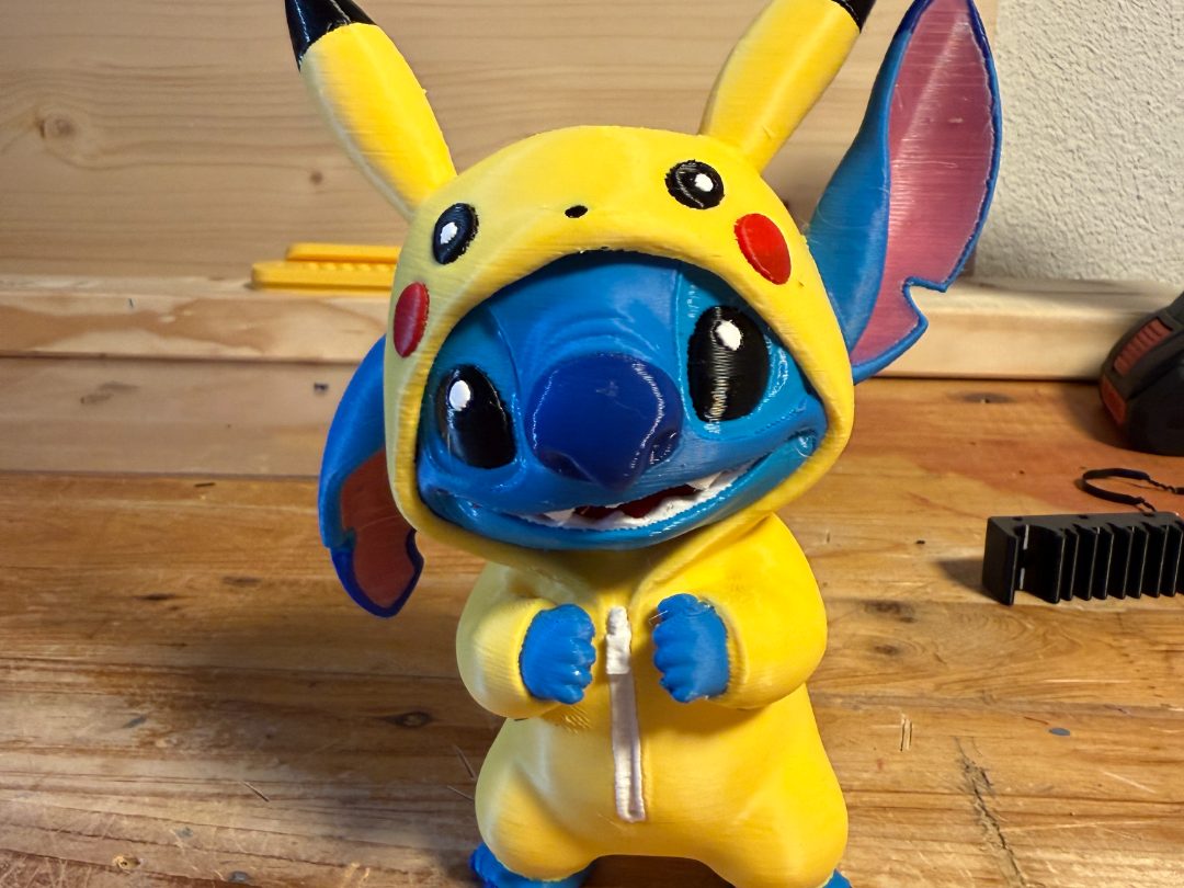 #17 Stitch in Pikachu Costume — vue 3