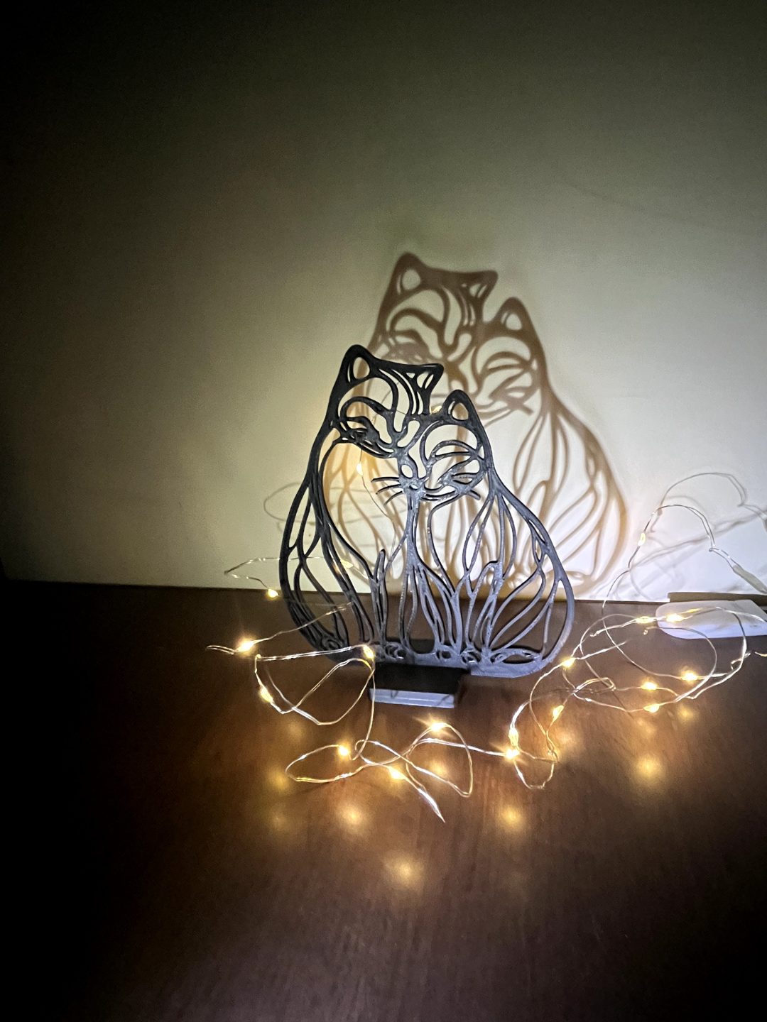 #18 Cat Couple Table Decoration — vue 4