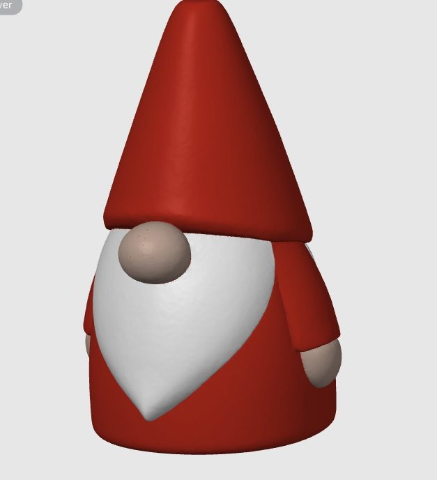 #18 Christmas Gnome with Loop - Tree Ornament - Decor — vue 3