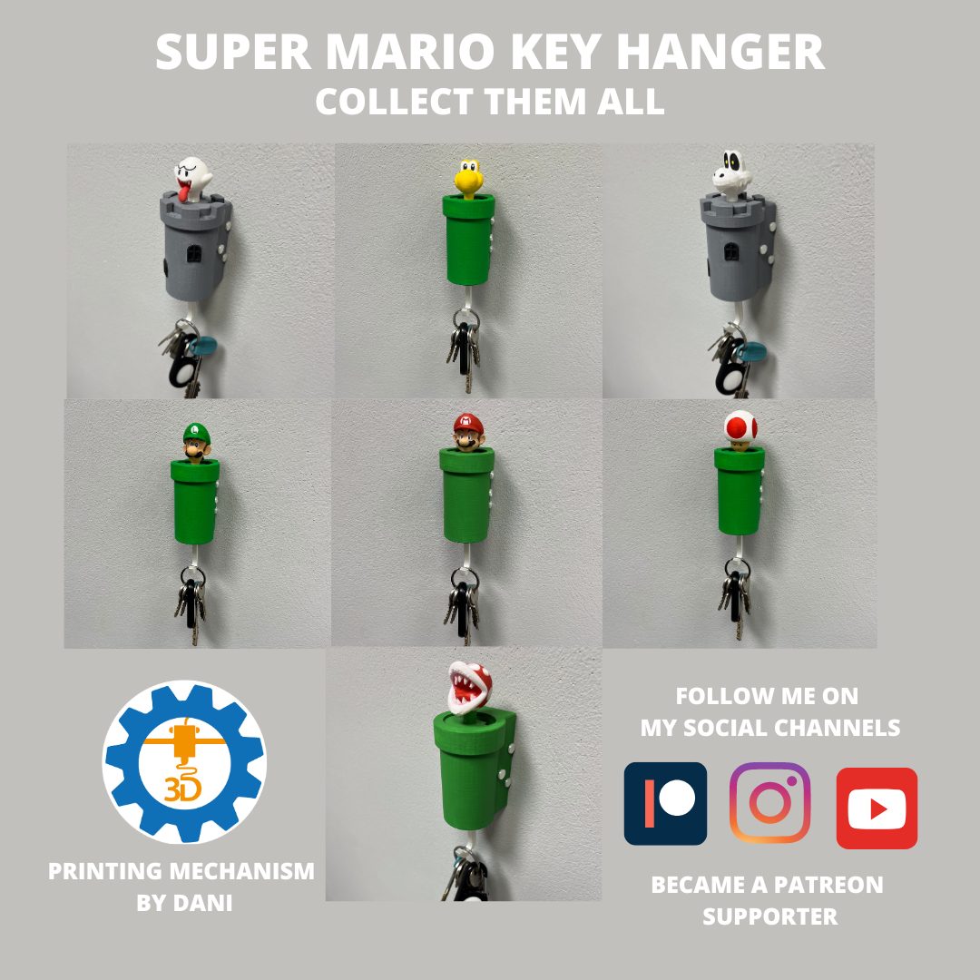 #18 Portachiavi Halloween Tema Super Mario - King Boo — vue 6