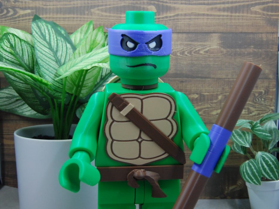 #19 500% Brick - Ninja Turtle Donatello — vue 1
