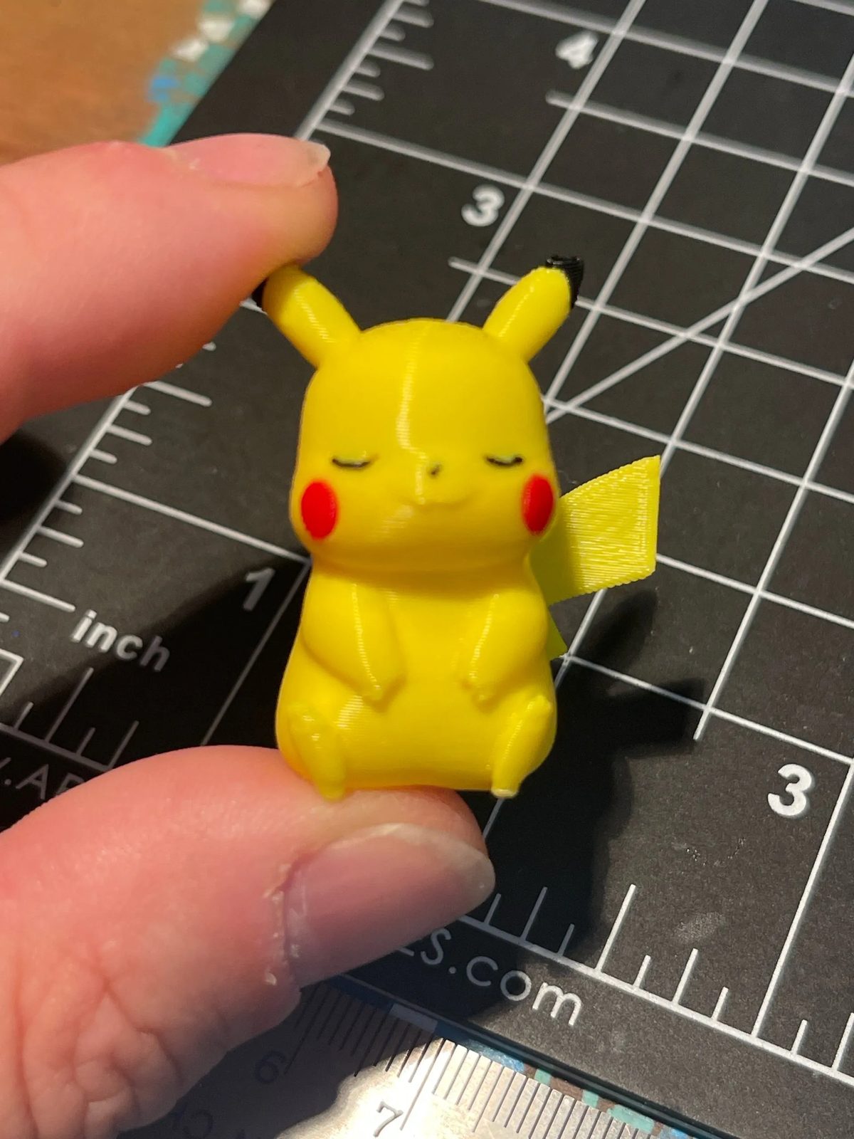 #19 Little Pikachu Pokemon- 28 min print — vue 2