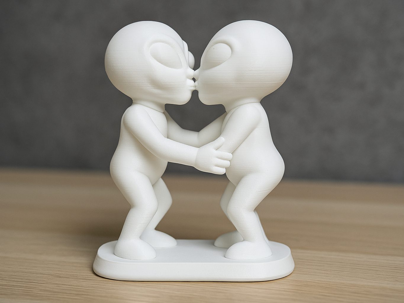 #20 Kissing Aliens Couple — vue 1