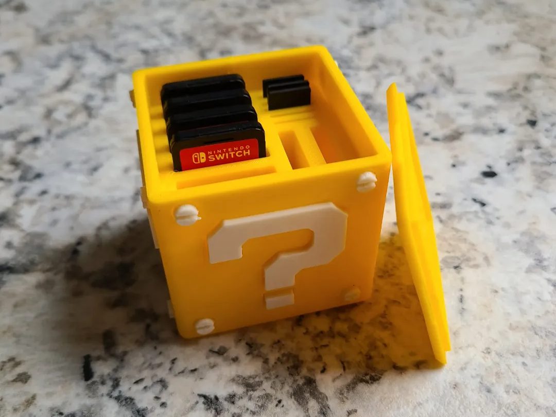 #20 Mario Question Block Switch Cartridge Box — vue 3