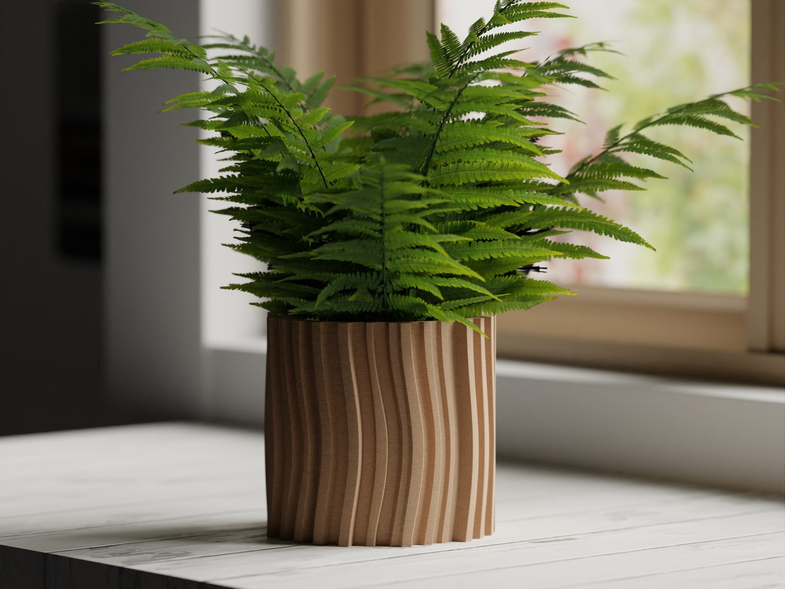 #20 Plant Pot Planter Wavy 2 — vue 4