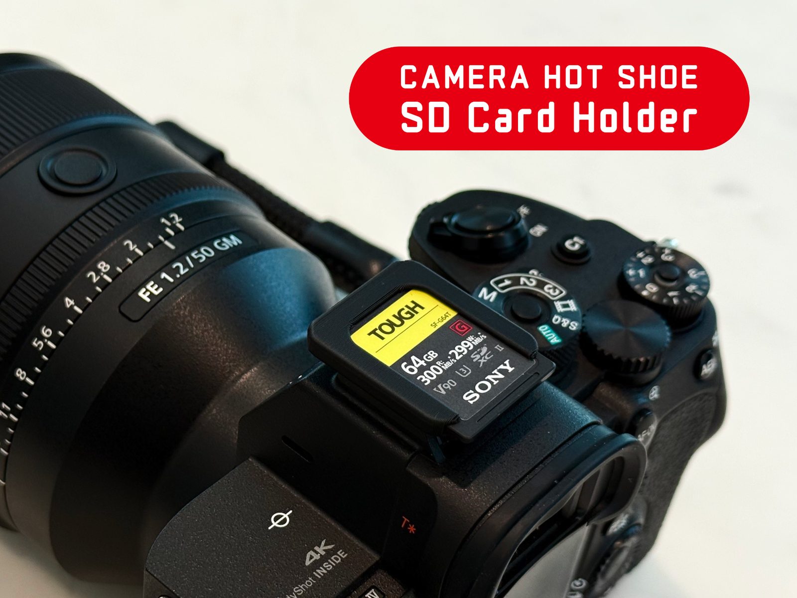 #21 Camera Hot Shoe SD Card Holder — vue 2