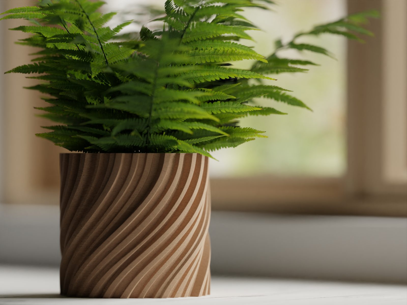 #21 Plant Pot Planter Wavy 2 twisted — vue 14