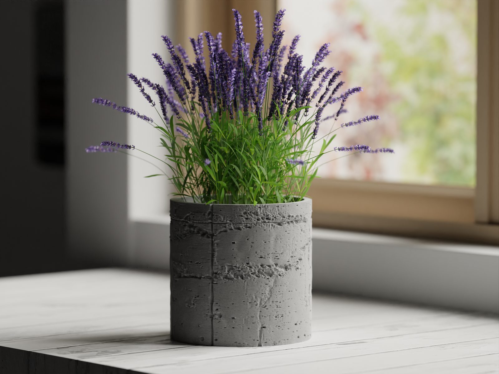 #22 Plant Pot Planter Concrete 1 — vue 2