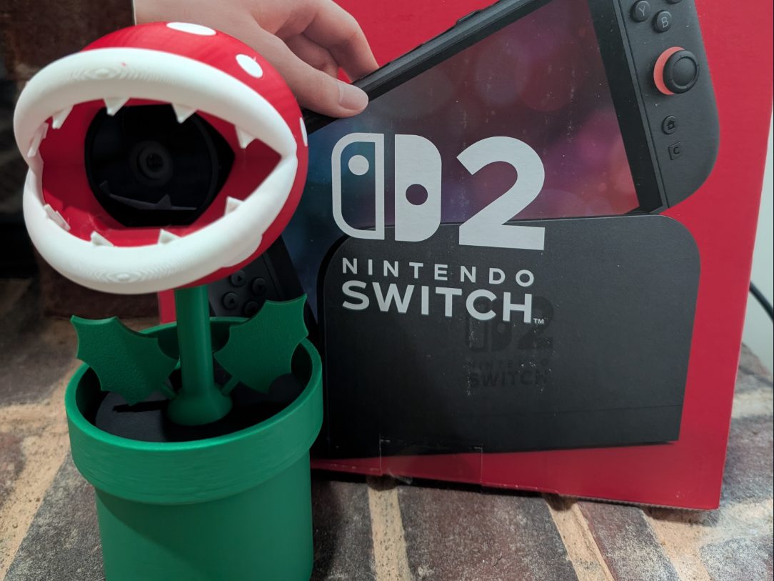 #23 Piranha Plant - Switch 2 Camera Cover — vue 2