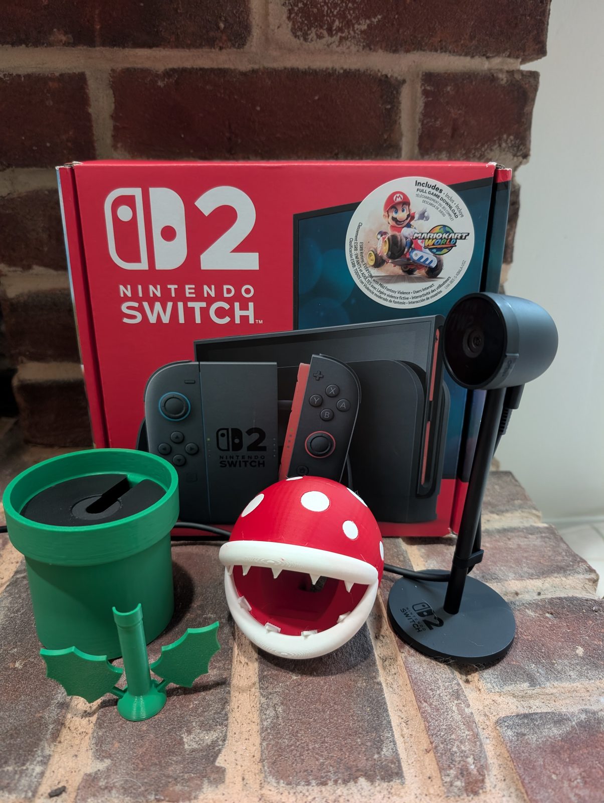 #23 Piranha Plant - Switch 2 Camera Cover — vue 3