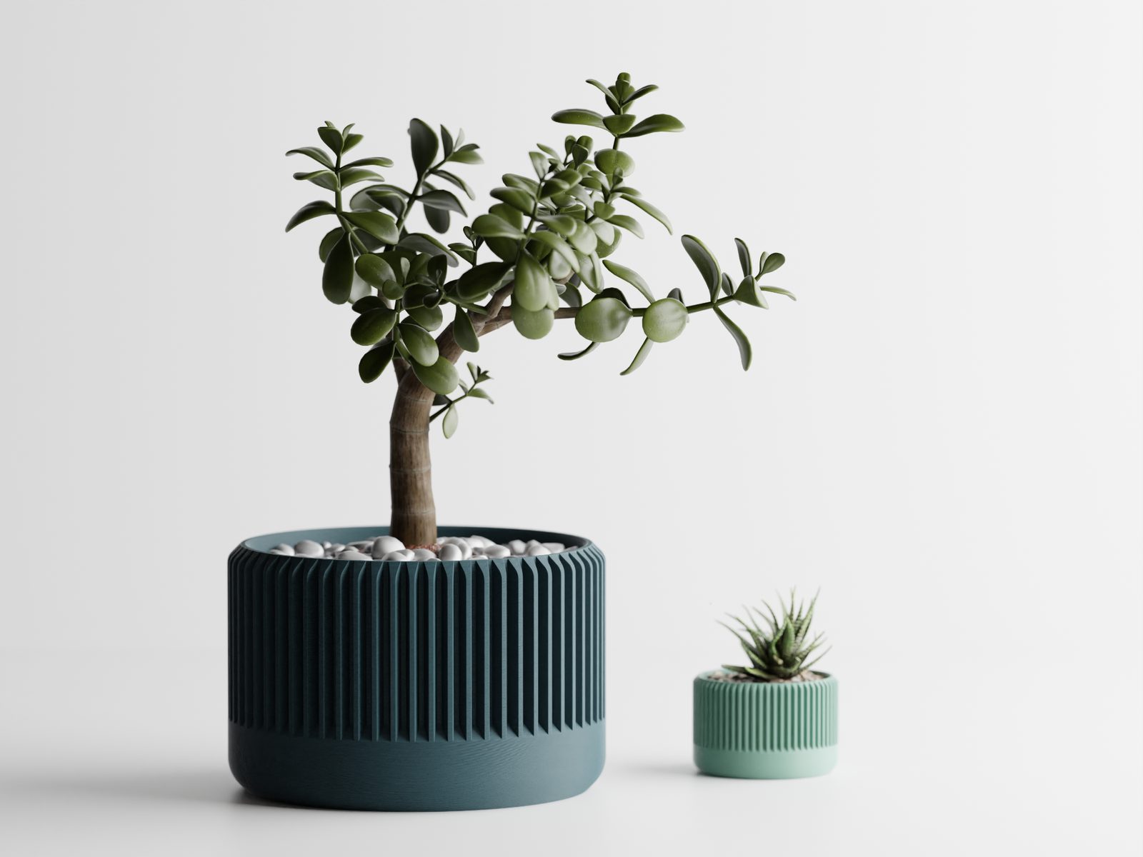 #23 Plant Pot Planter Rib Delta 1 — vue 6