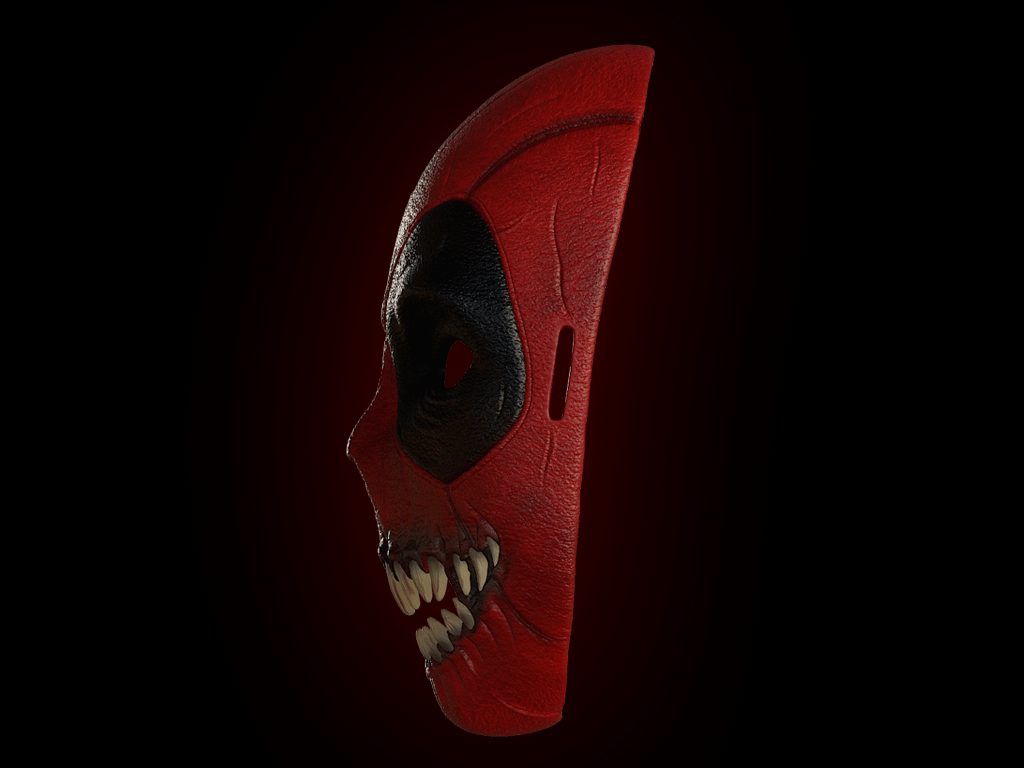 #24 Haunted Deadpool Mask – The Halloween Nightmare — vue 5