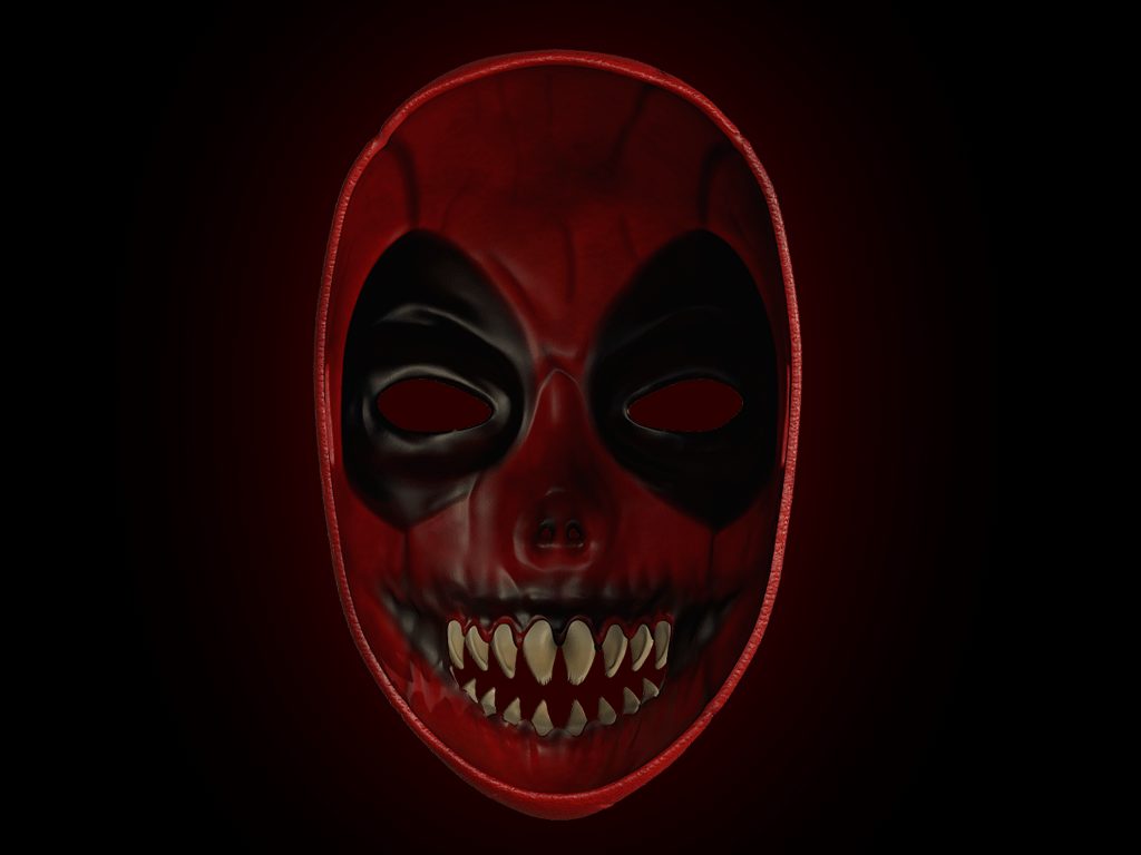 #24 Haunted Deadpool Mask – The Halloween Nightmare — vue 6