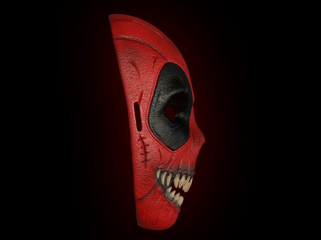 #24 Haunted Deadpool Mask – The Halloween Nightmare — vue 7