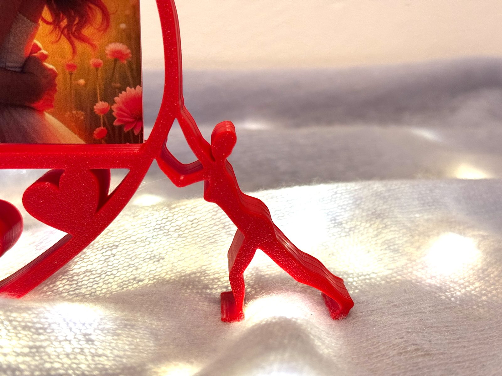 #25 Heart hold by pair - photo stand — vue 7