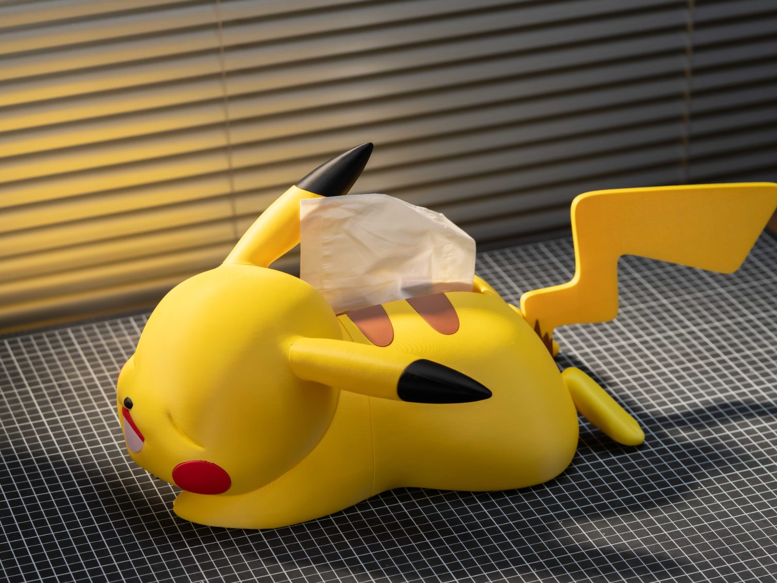 025Pikachu皮卡丘纸巾盒（尾巴可显示纸巾余量） — vue 1