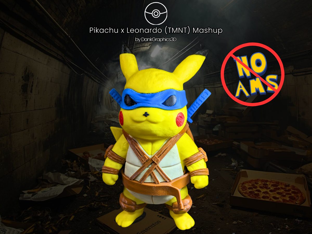 #26 Pikachu x Leonardo (TMNT) Mashup — vue 4