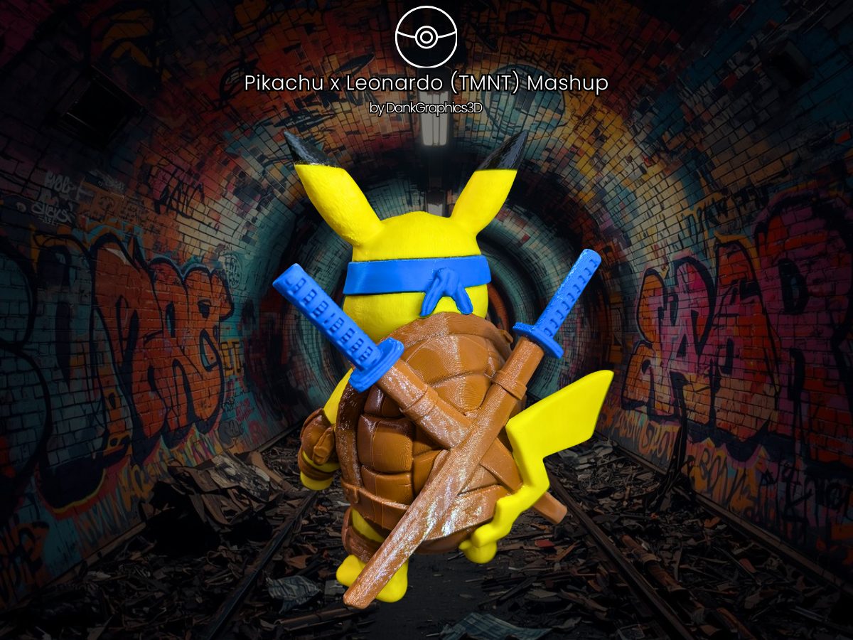 #26 Pikachu x Leonardo (TMNT) Mashup — vue 7